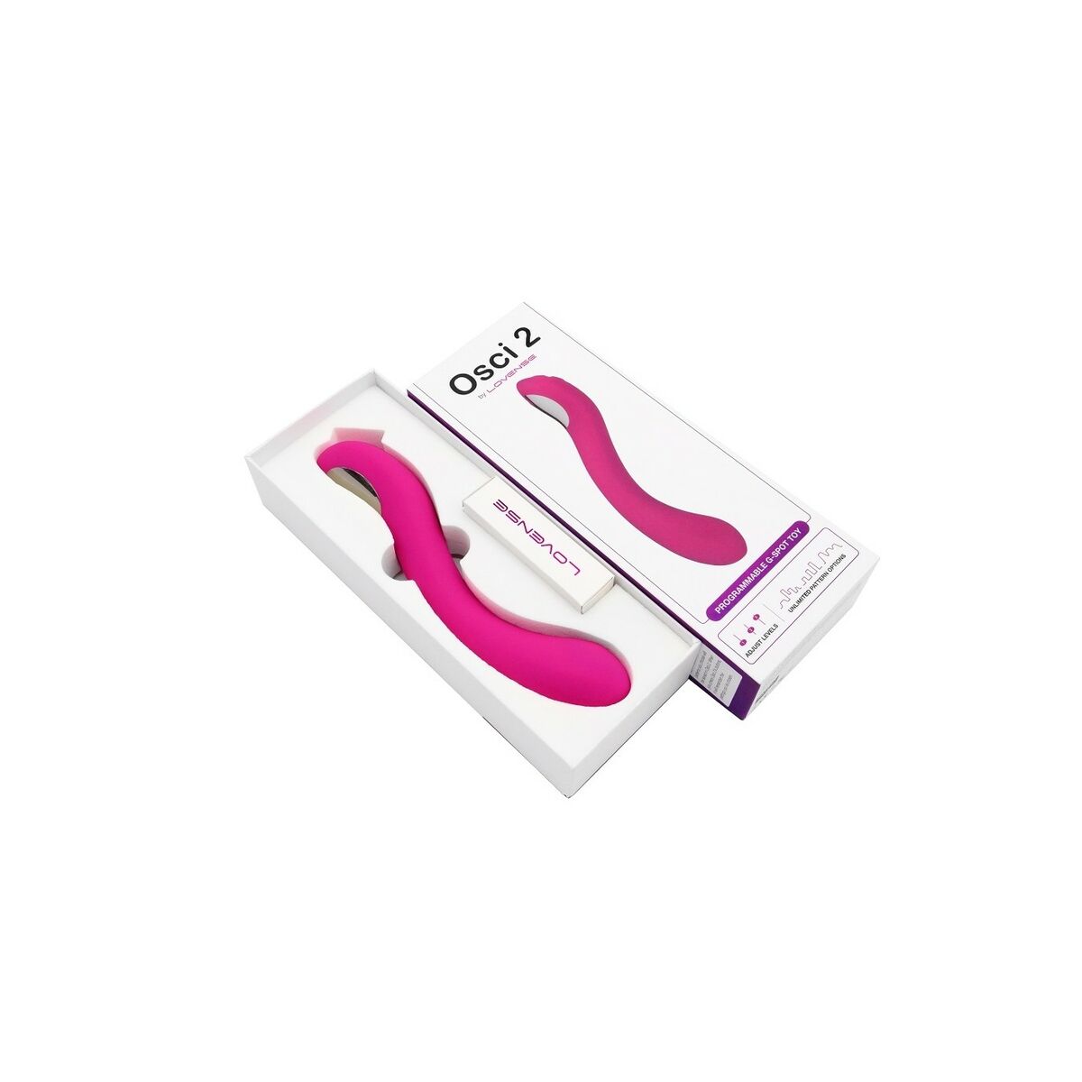 Massageapparat för par Lovense Osci Rosa - 7