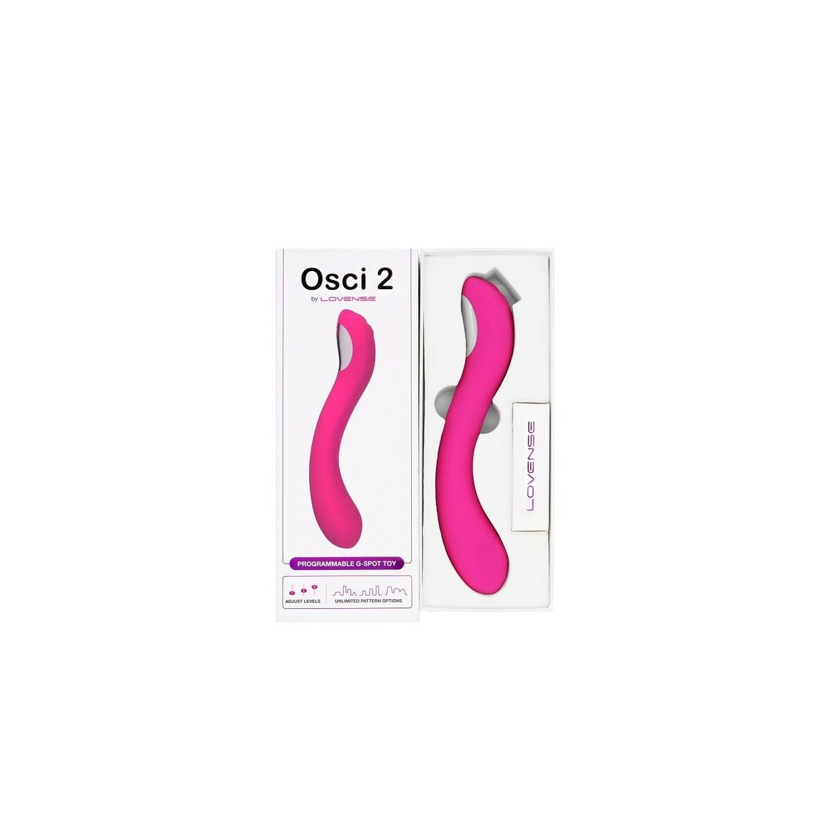 Massageapparat för par Lovense Osci Rosa - 4