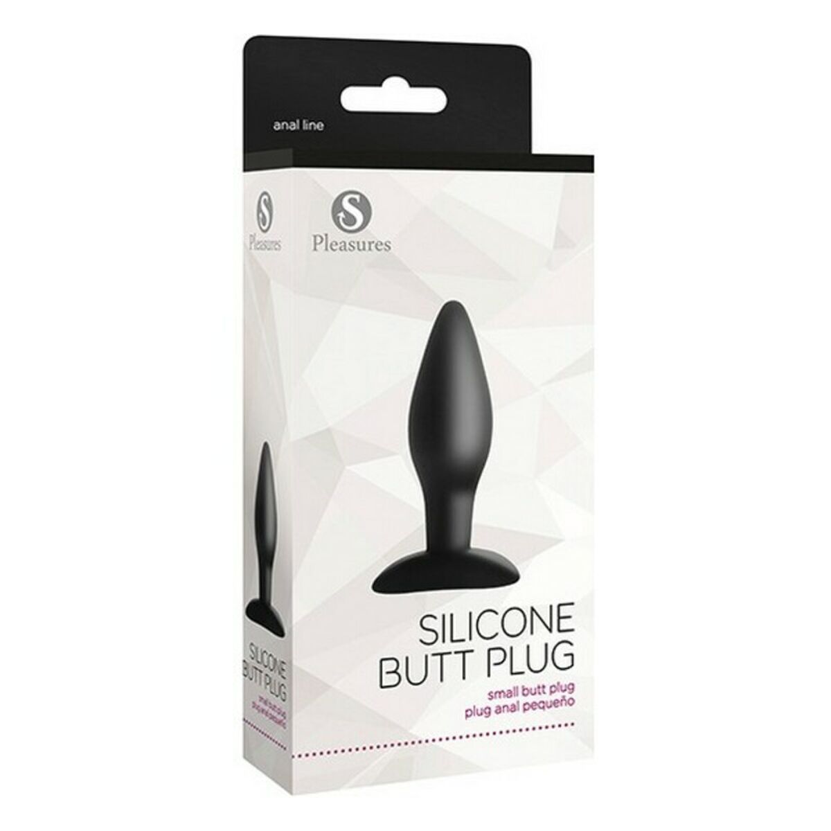 Analplugg S Pleasures Svart (Ø 3 cm)