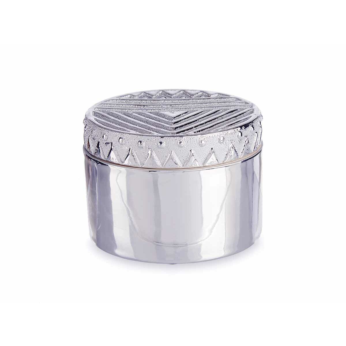 Smyckeskrin Silvrig Keramik 13,5 x 9,5 x 13,5 cm (6 antal) - 4
