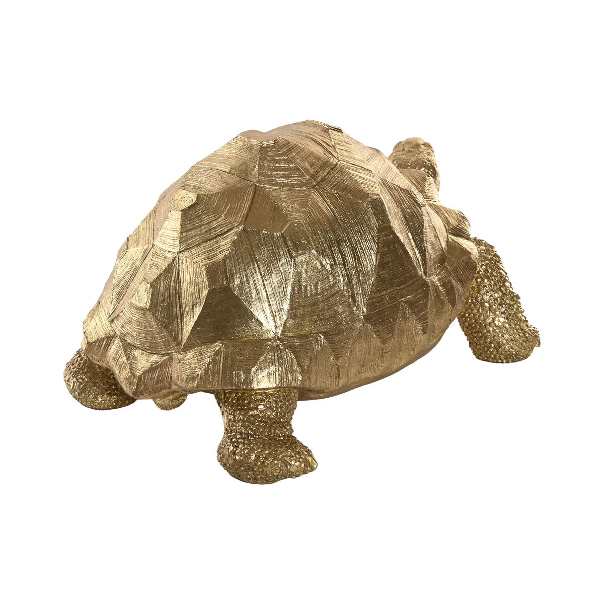 Prydnadsfigur Home ESPRIT Gyllene Sköldpadda 58 x 41 x 32 cm - 3
