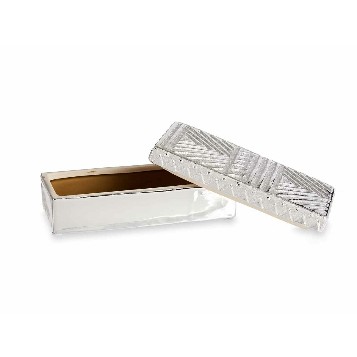 Smyckeskrin Silvrig Keramik 10,2 x 6,3 x 20,5 cm (6 antal) - 2