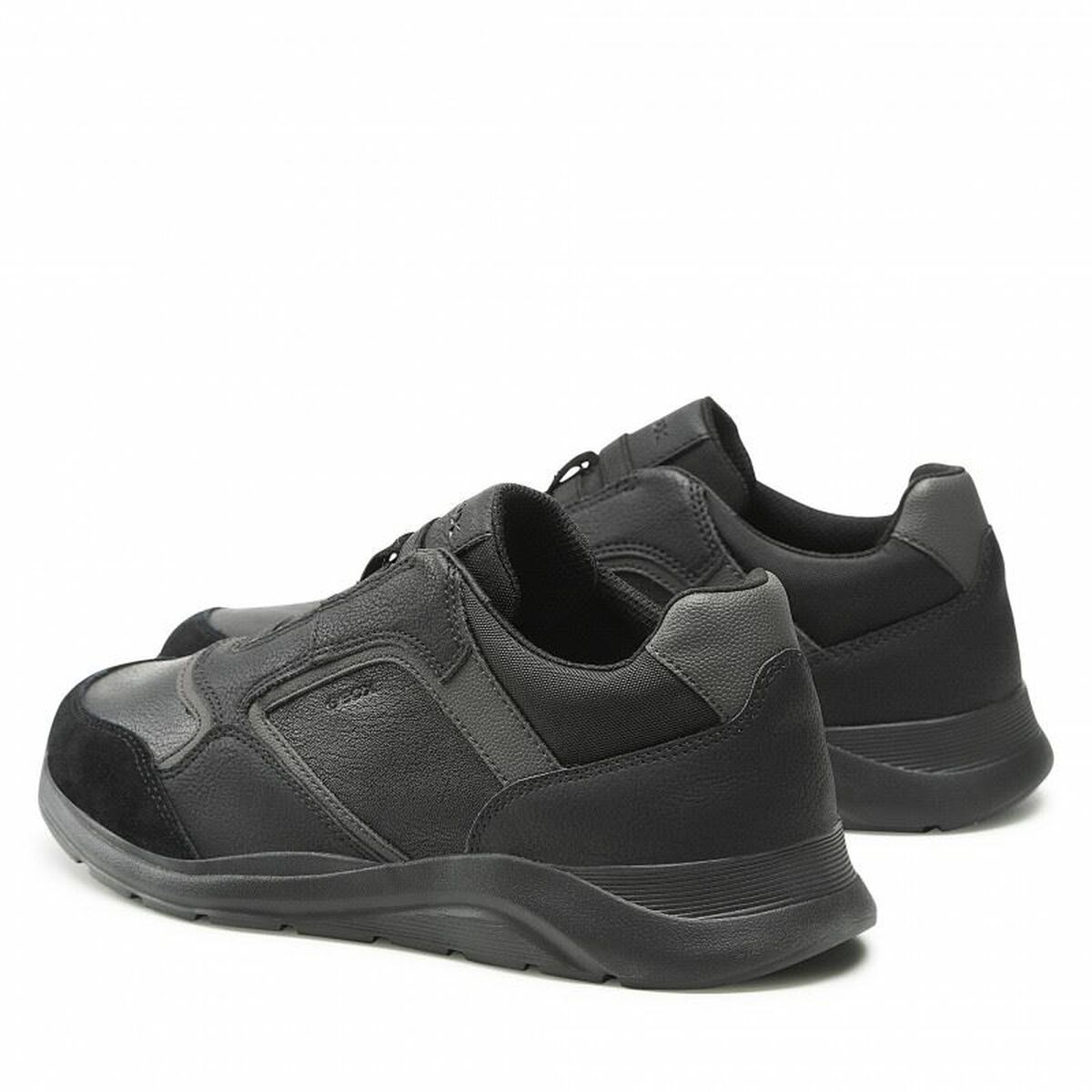Sportskor Casual Herr Geox Damiano Svart - 4
