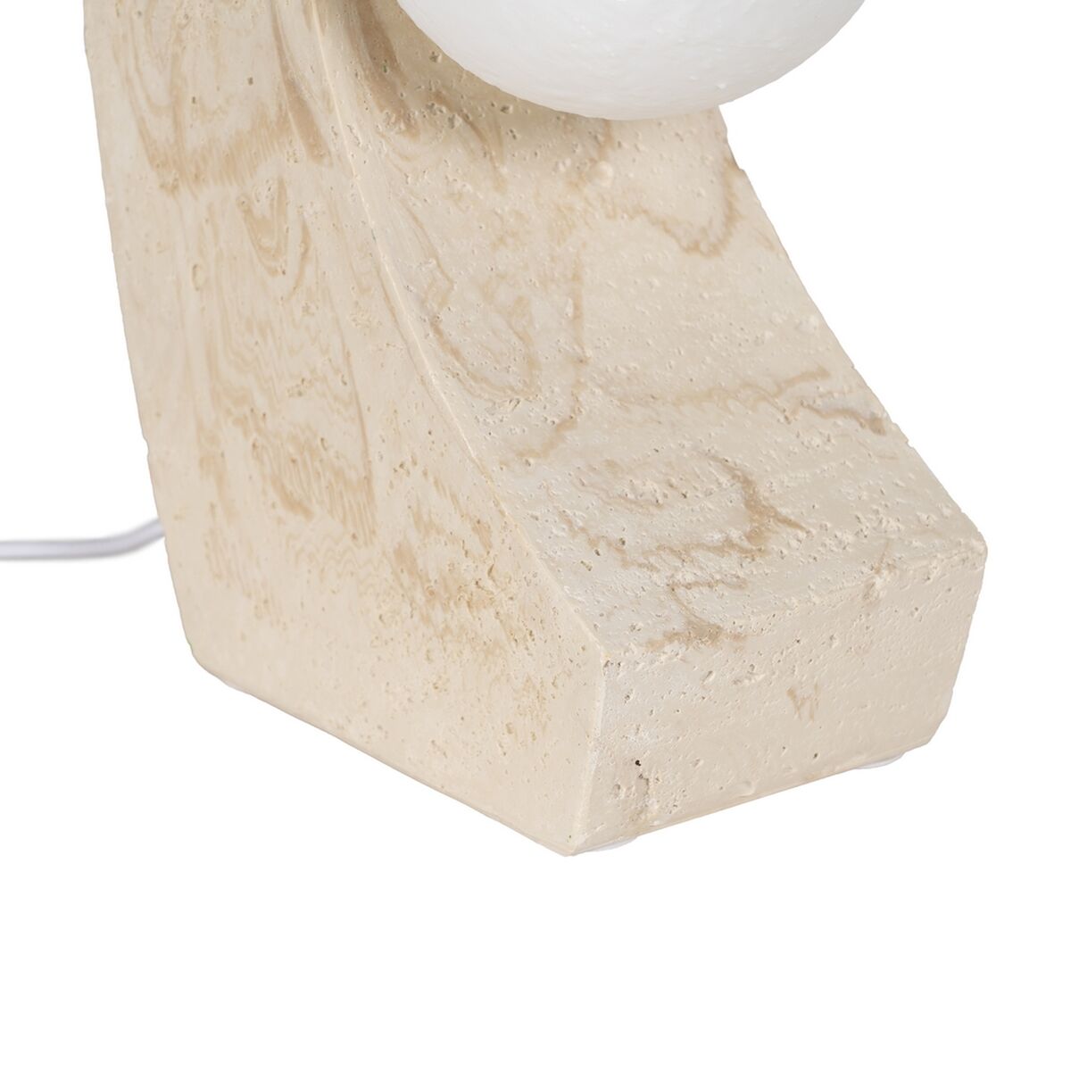 Bordslampa Kräm Polyresin 220-240 V 16,5 x 11,5 x 30 cm - 5