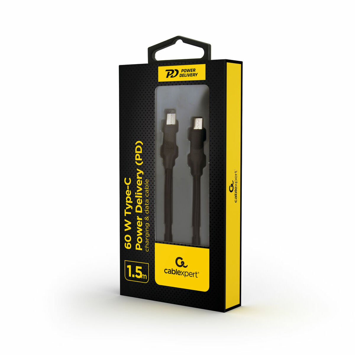 USB-C-kabel GEMBIRD CC-USB2-CMCM60-1.5M Svart 1,5 m - 3