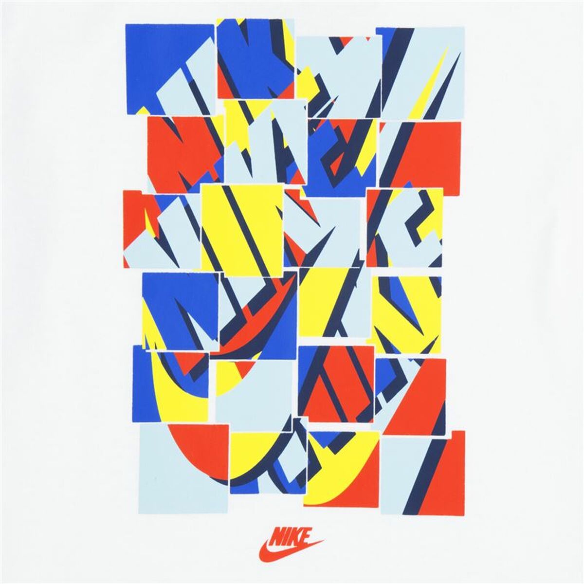 Träningskläder, Barn Nike Nsw Add Ft Short  Blå Vit Multicolour 2 Delar - 3