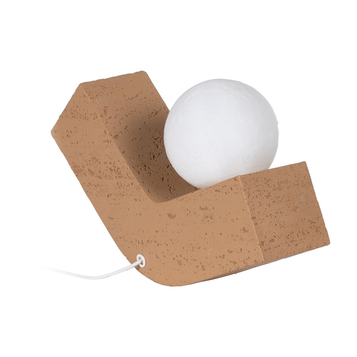Bordslampa Beige Polyresin 220-240 V 29 x 9,5 x 19,5 cm