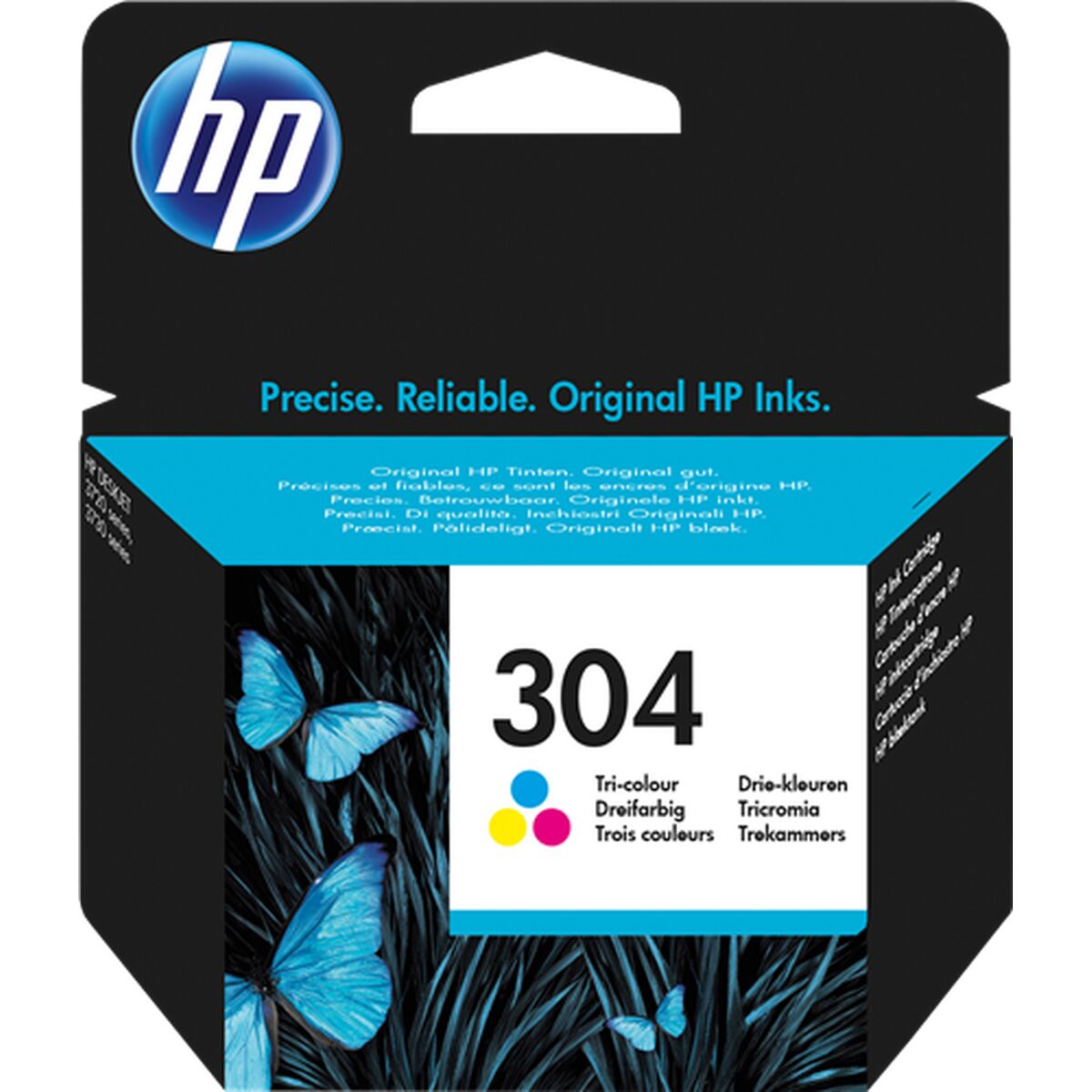 Original Bläckpatron HP N9K05AE Trefärgad Cyan/Magenta/Gul (25 antal)