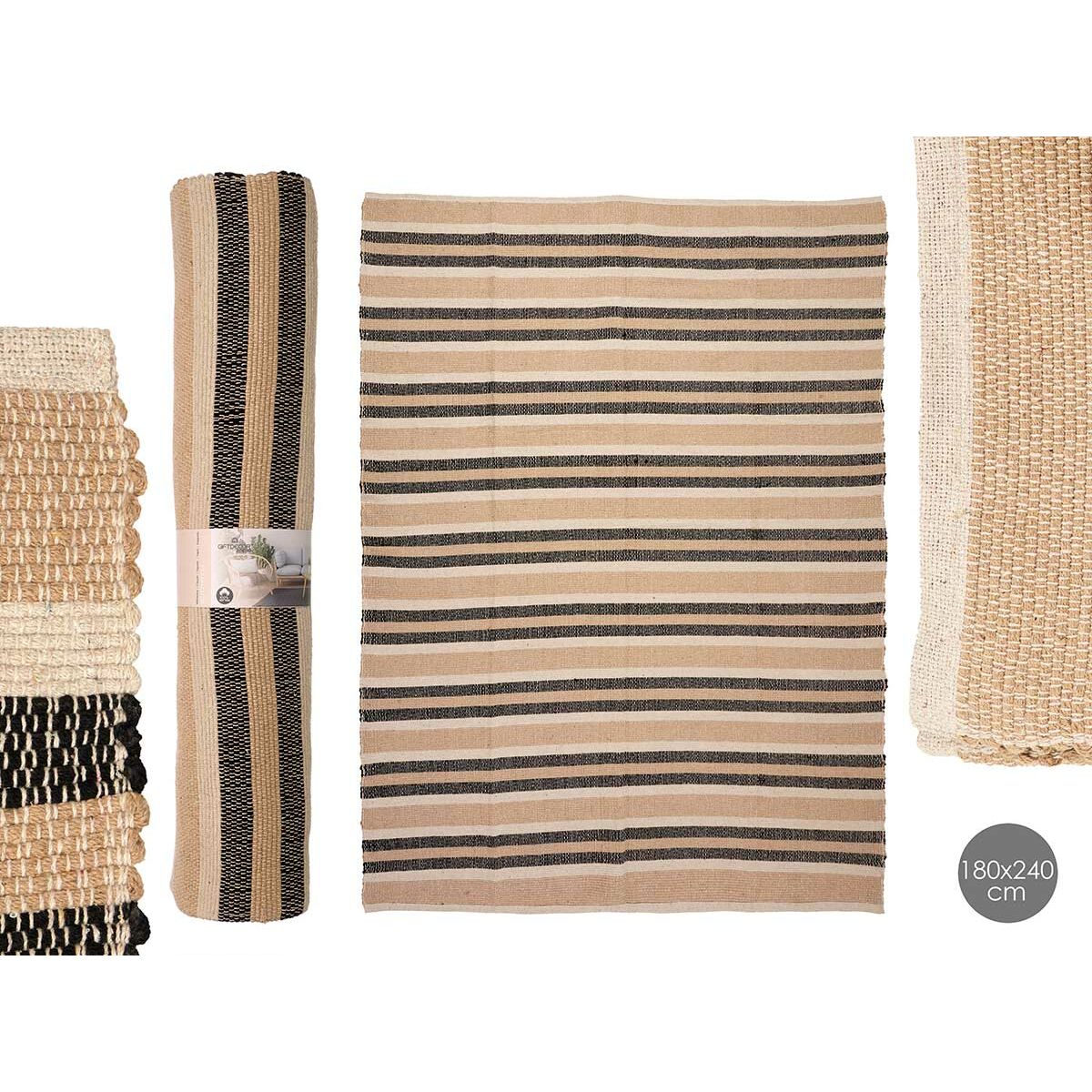 Matta Gift Decor Vit Brun Svart 180 x 240 cm 92 x 16 x 20 cm (2 antal) - 2