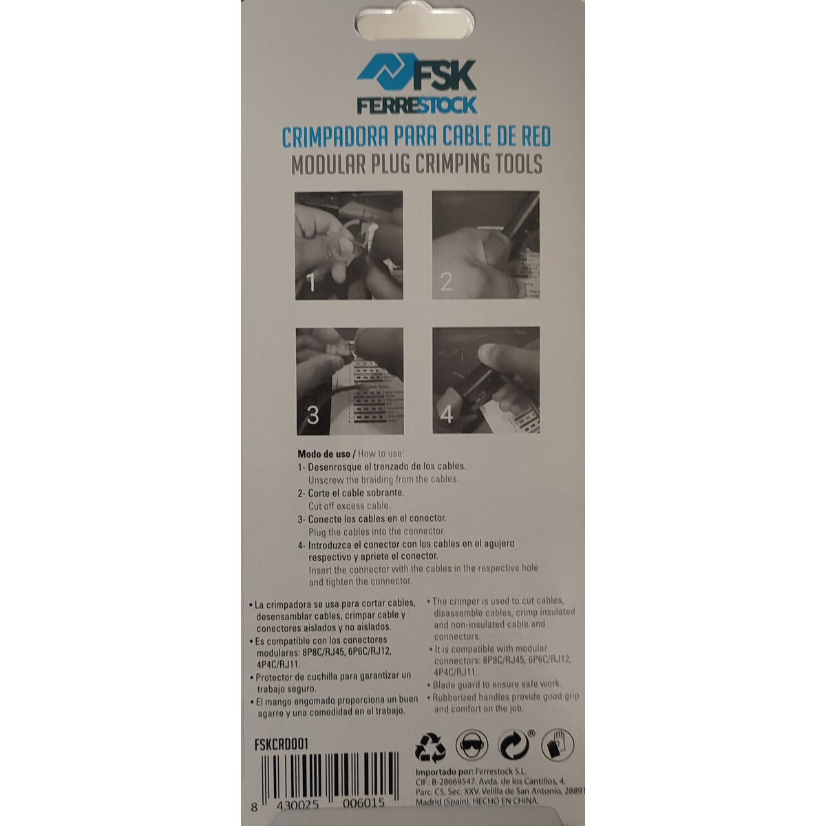 Veckare Ferrestock  RJ45 / RJ11 - 11