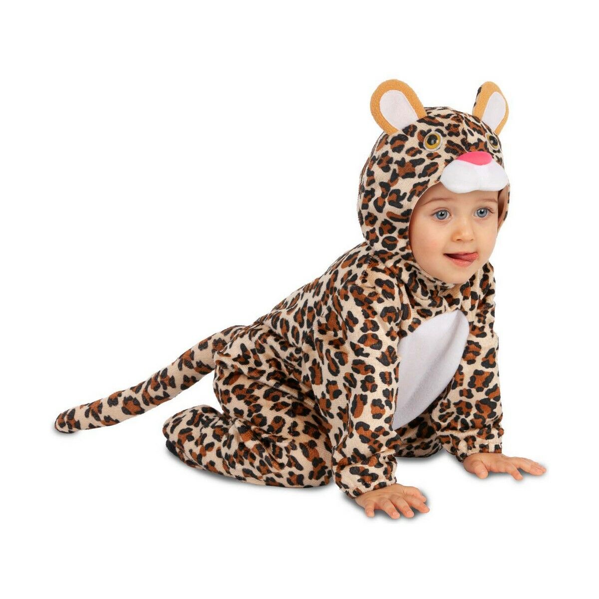 Maskeraddräkt bebis My Other Me Leopard (4 Delar) - 8
