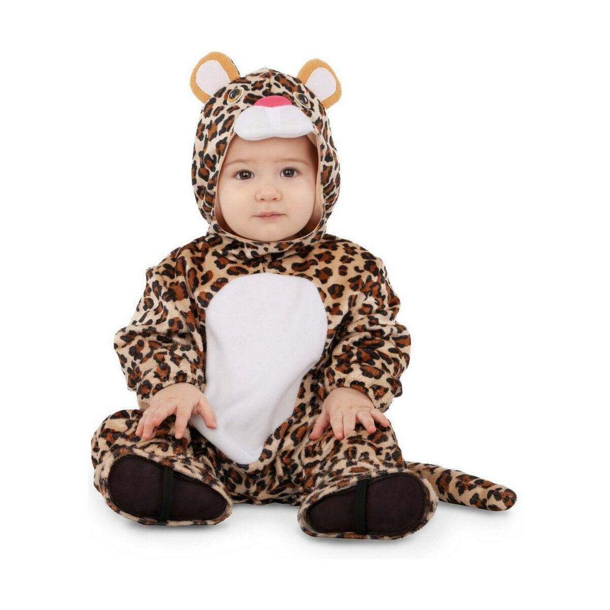 Maskeraddräkt bebis My Other Me Leopard (4 Delar) - 5