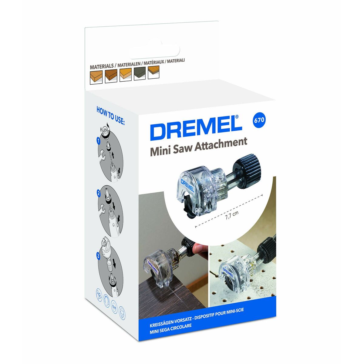 Tillbehör för multiverktyg Dremel 670 Sågadapter - 5