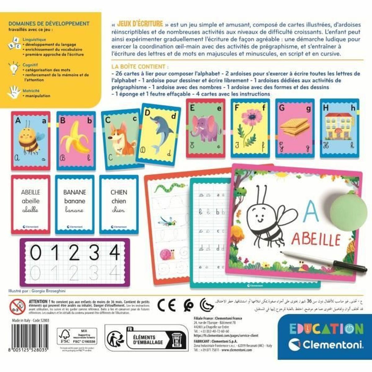 Utbildningsspel Clementoni Jeux d'écriture (FR) - 2
