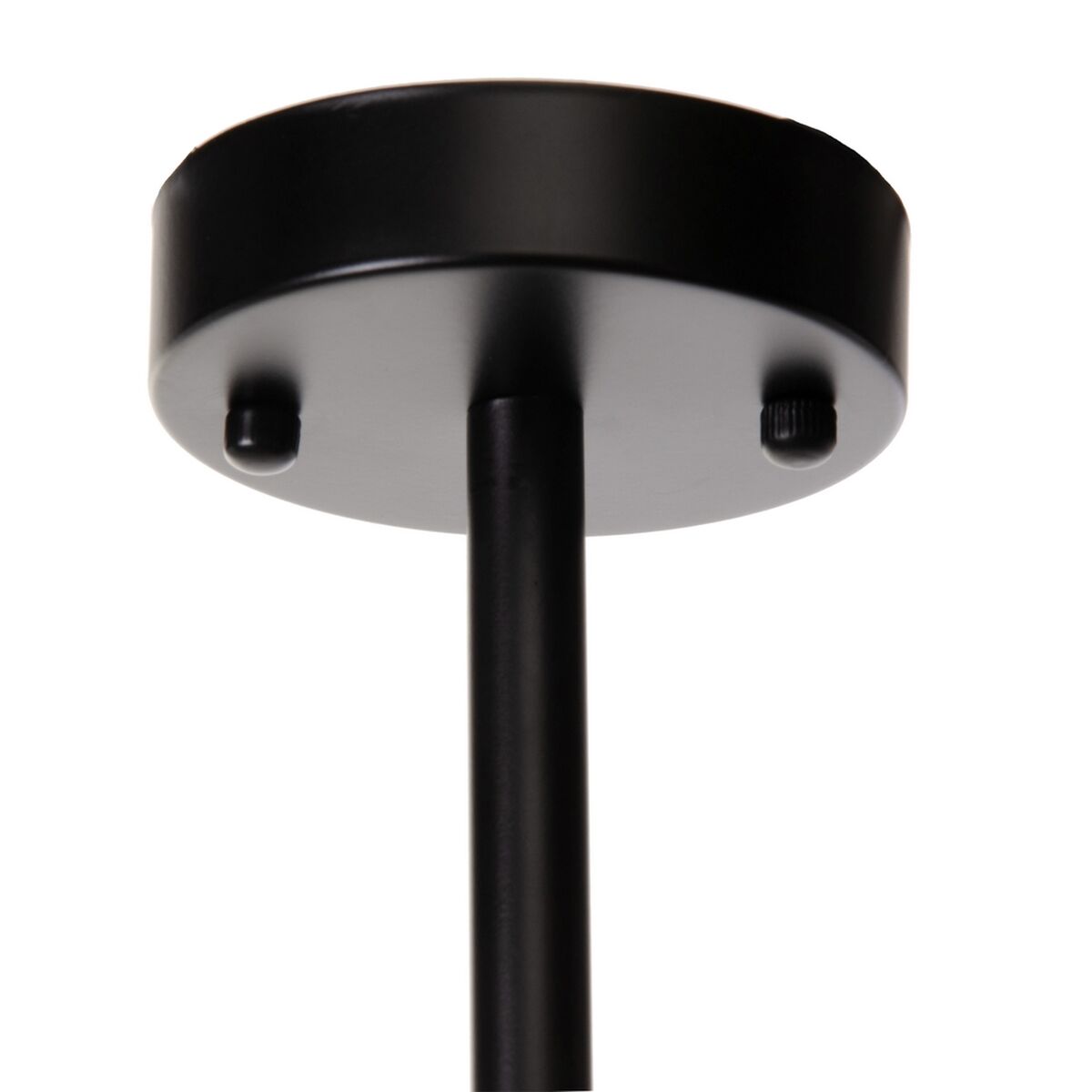 Taklampa 64 x 64 x 38 cm Svart Metall Vit Ø 18 cm - 2