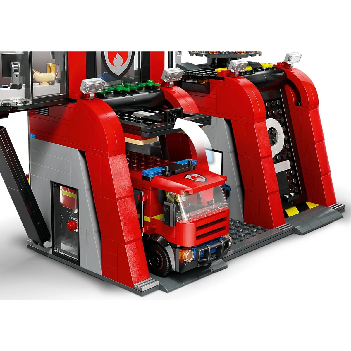 Playset Lego 60414 Fire station with Fire engine - 6