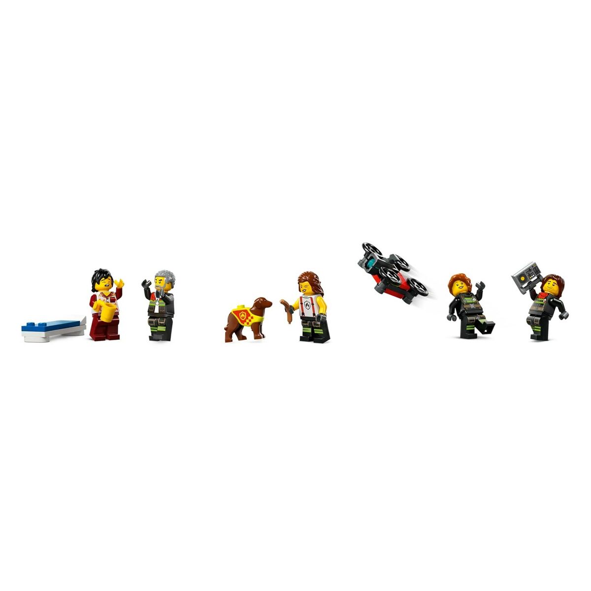 Playset Lego 60414 Fire station with Fire engine - 8