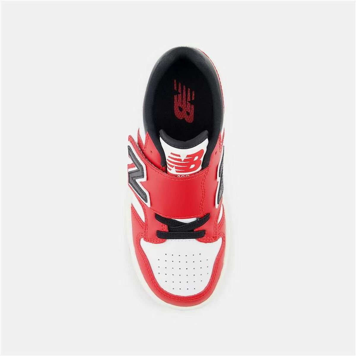 Sportskor för barn New Balance 480 HOOK LOOP Vit Röd Tomat - 4