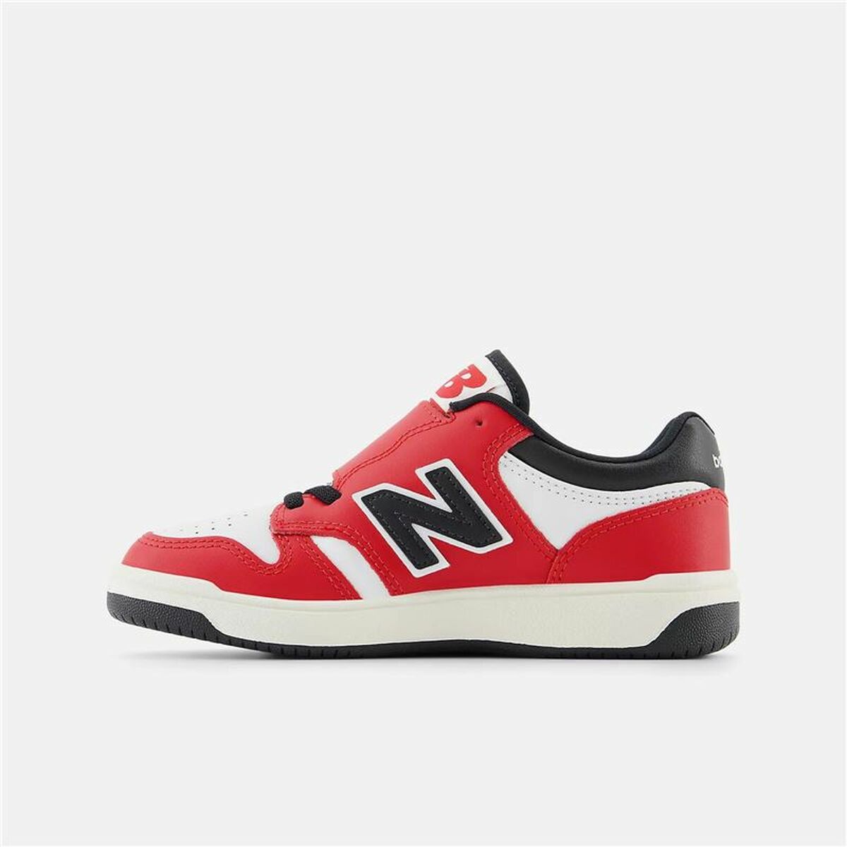 Sportskor för barn New Balance 480 HOOK LOOP Vit Röd Tomat - 2