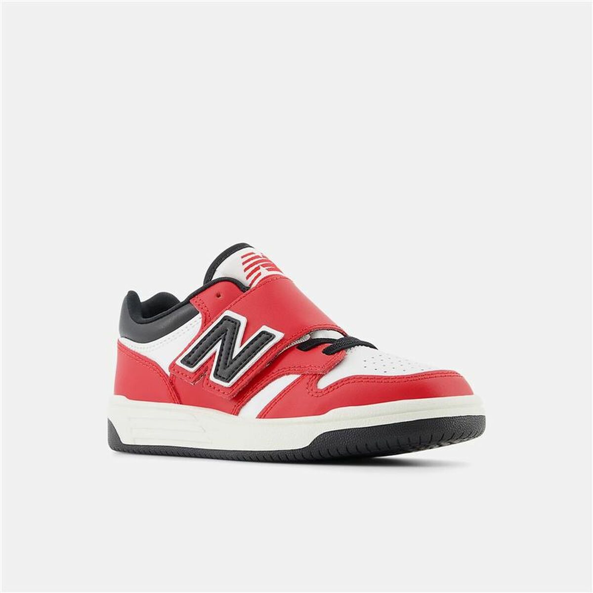Sportskor för barn New Balance 480 HOOK LOOP Vit Röd Tomat - 5
