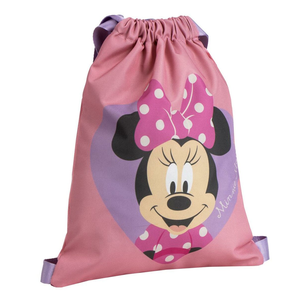 Skopåse med remmar Minnie Mouse Rosa 27 x 33 x 1 cm
