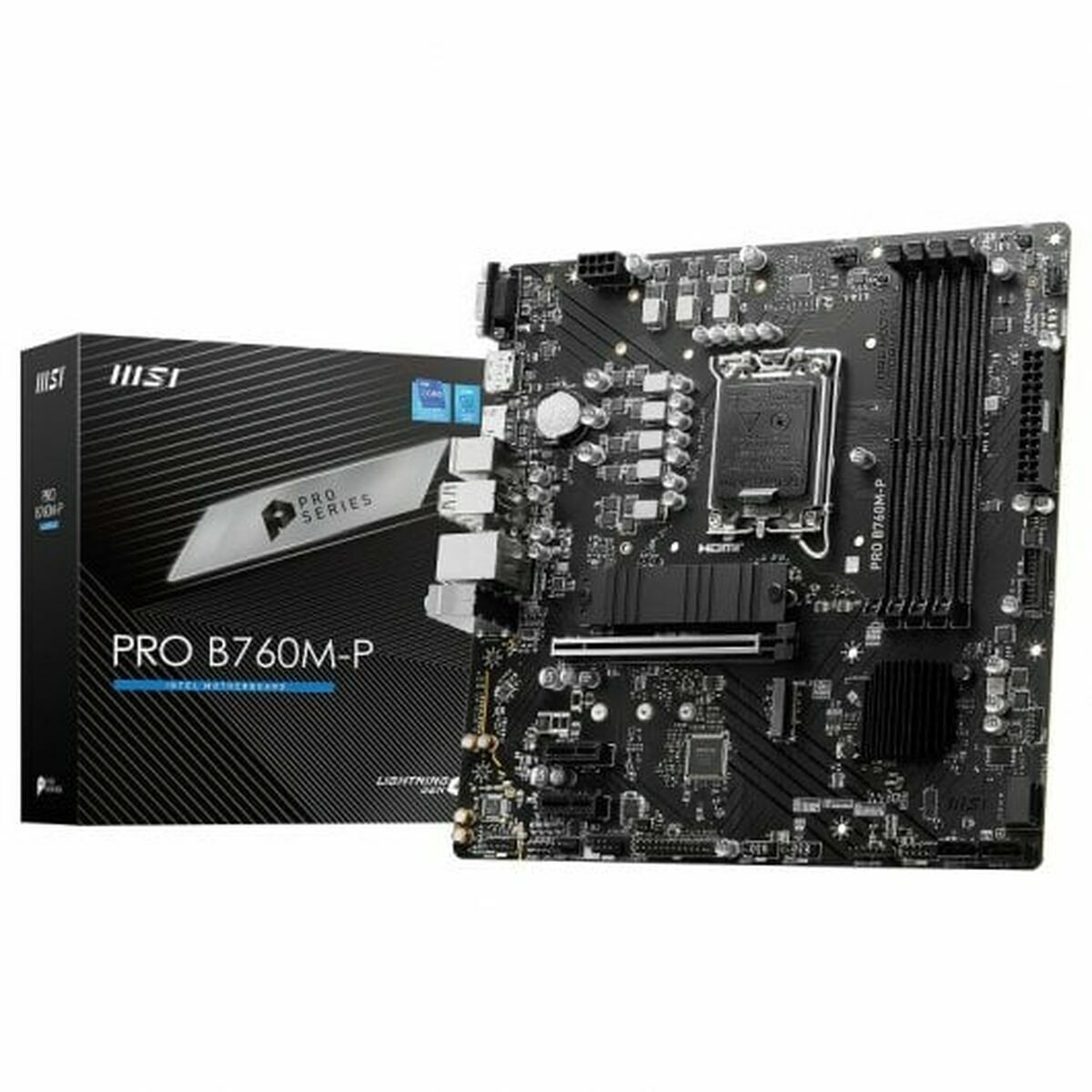 Moderkort MSI PRO B760M-P DDR4 Intel B760 LGA 1700