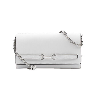 Axelväska Michael Kors Carson Vit 22 x 12 x 4 cm
