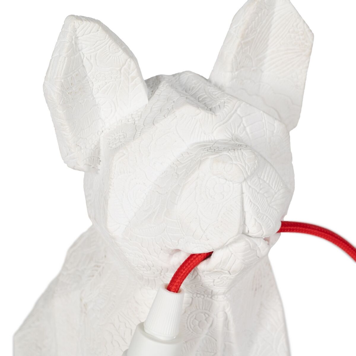 Bordslampa Vit Röd Polyresin 60 W 220-240 V 18,5 x 13 x 26 cm - 2