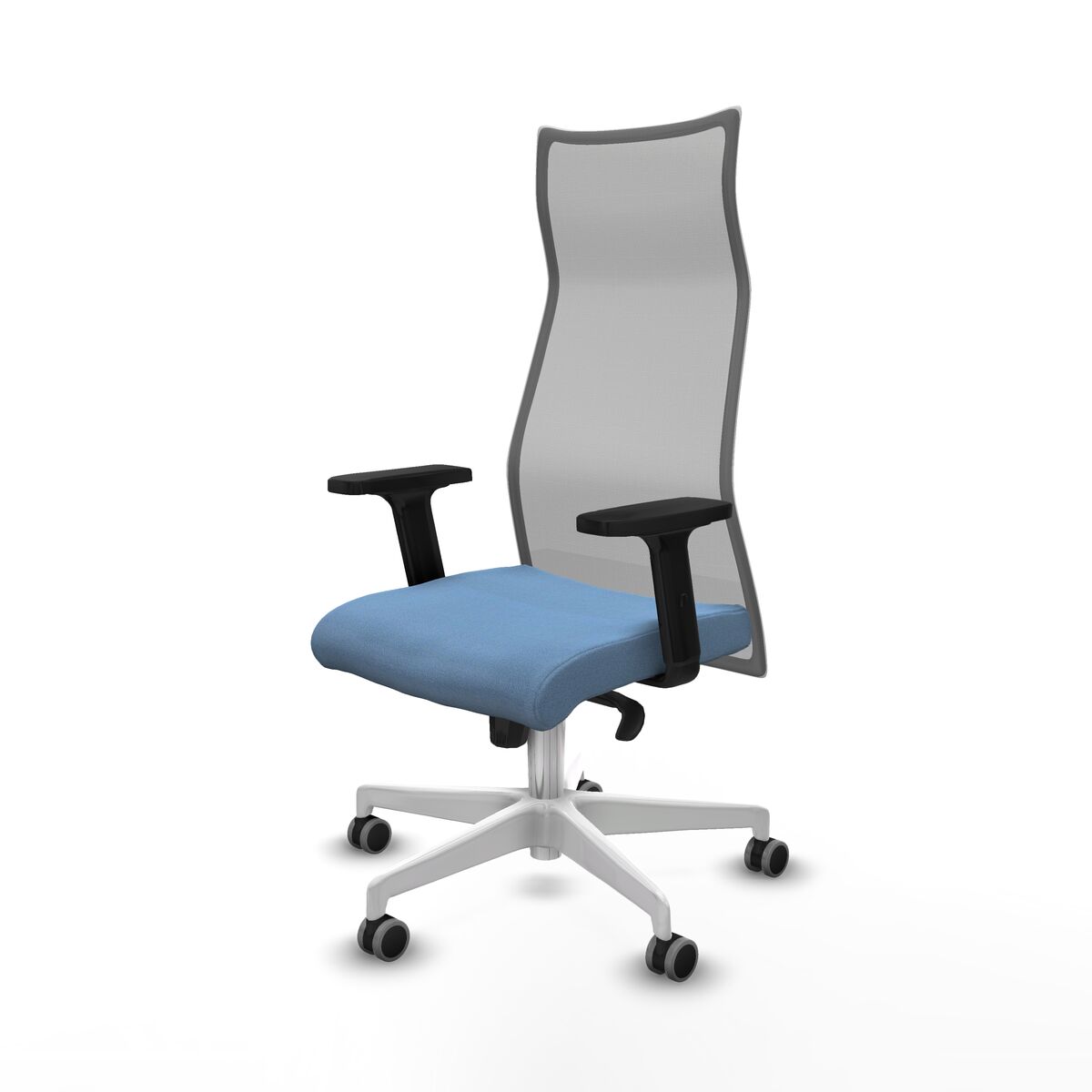 Kontorsstol Piqueras y Crespo B2D026G Himmelsblå - 2