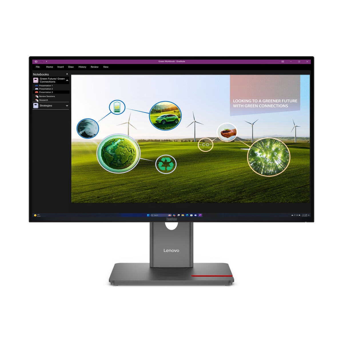 Monitor Lenovo 64A7GAT6EU 27" Quad HD