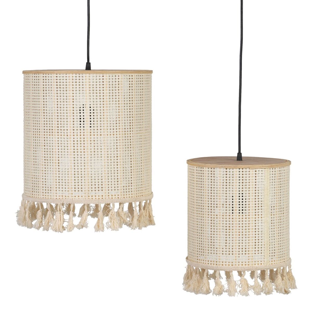 Taklampa Naturell 60 W 220 V 240 V 33 x 33 x 33 cm (2 antal)