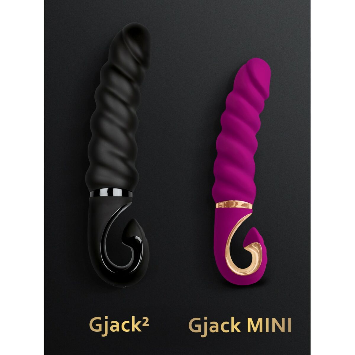 Klassisk vibrator Gvibe Gjack Purpur - 6