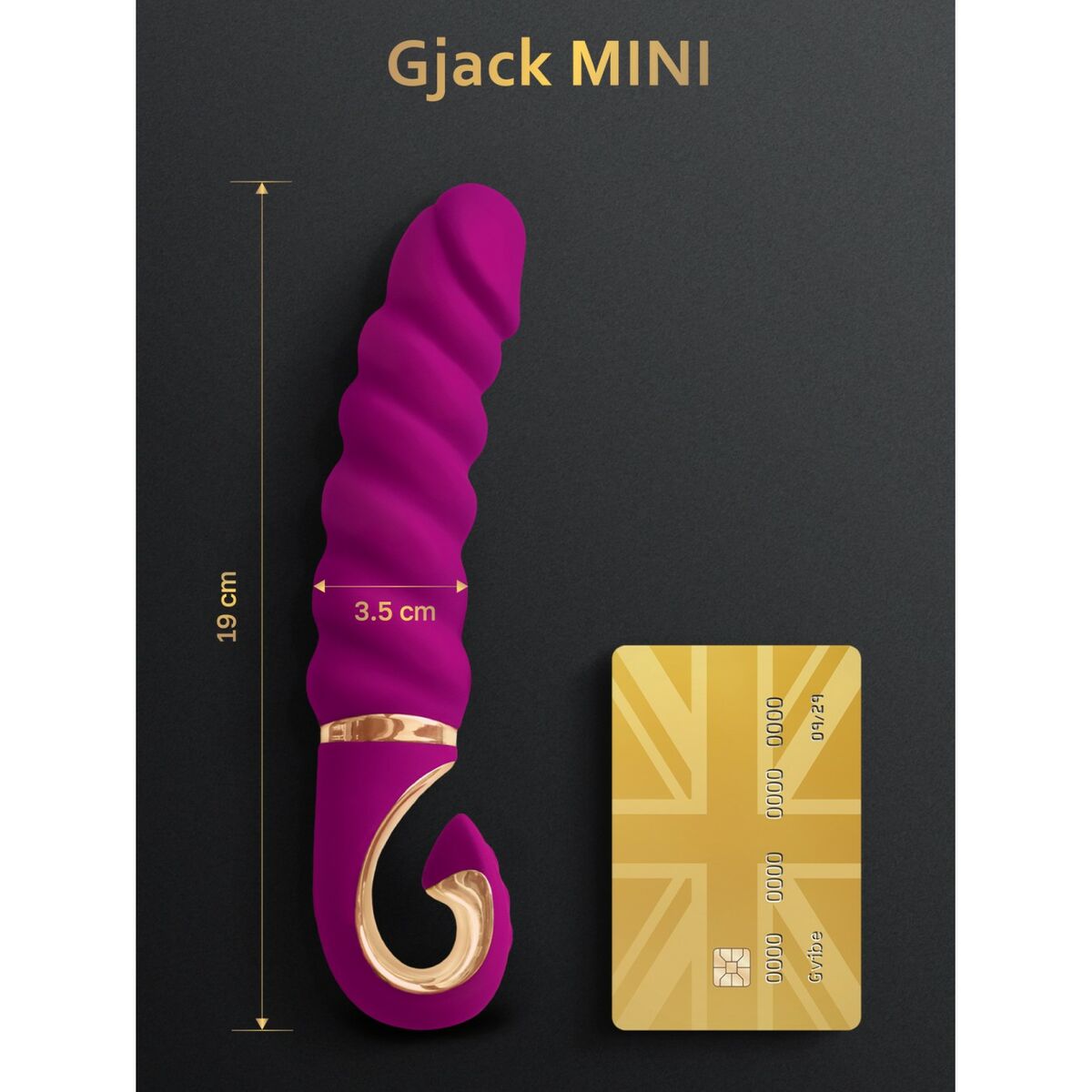 Klassisk vibrator Gvibe Gjack Purpur - 4