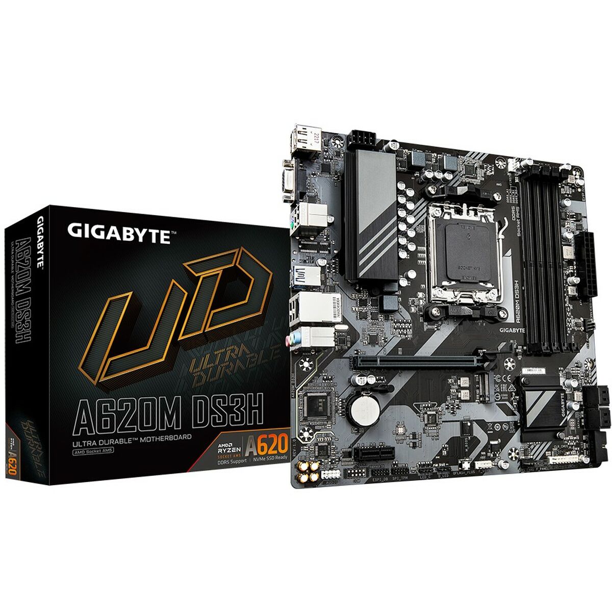 Moderkort Gigabyte A620M DS3H AMD A620 AMD AM5