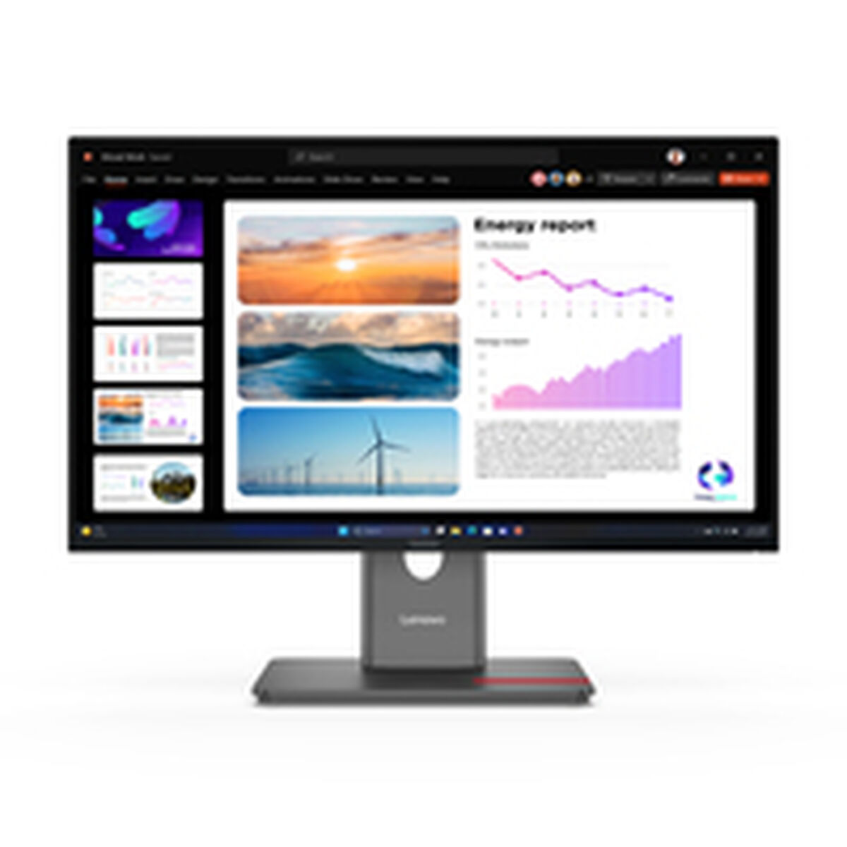 Monitor Lenovo 64B2GAT1EU 23,8" 22" LCD Quad HD - 2