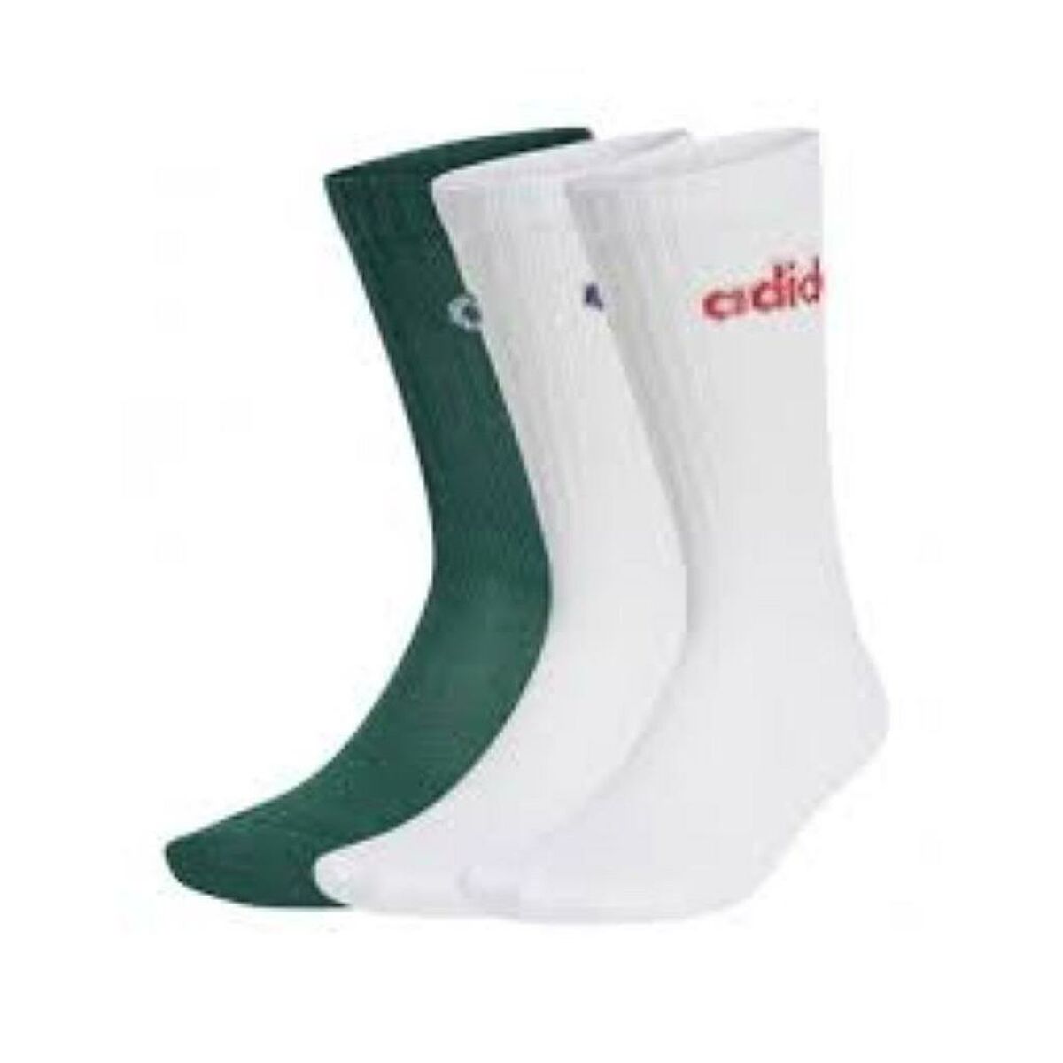 Sportstrumpor Adidas C LIN CREW 3P JG3697 Grön 3 par