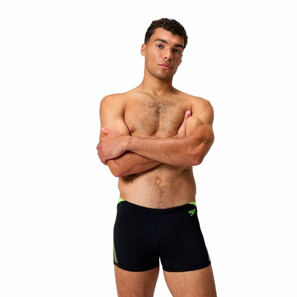 Baddräkt Herr Speedo boom Splice Aquashort Svart