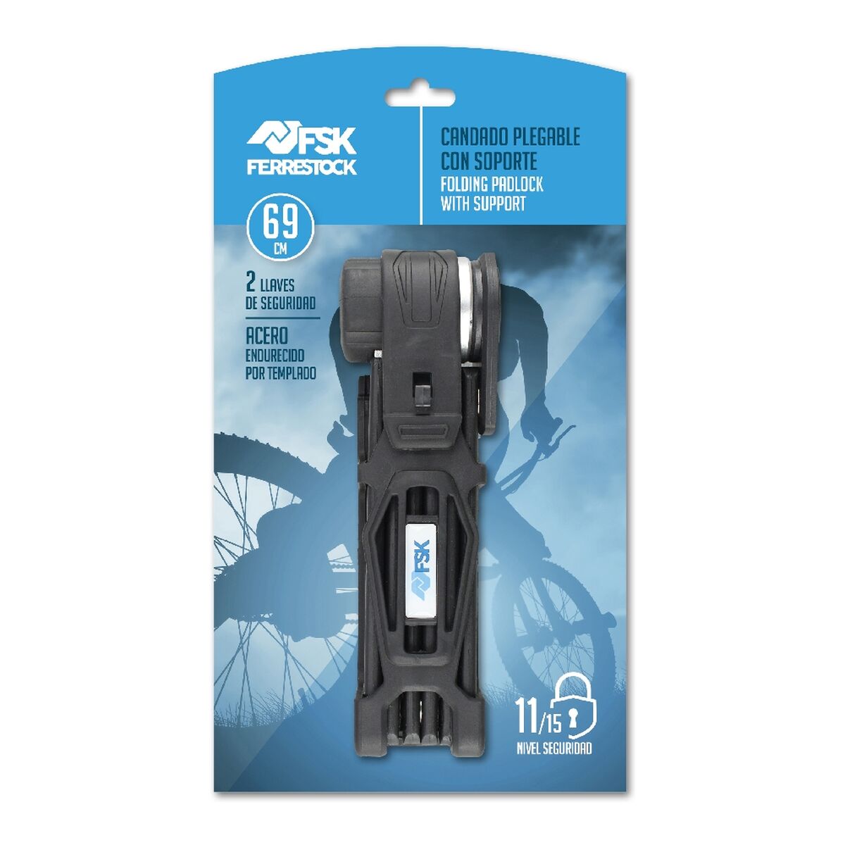 Kabel med hänglås Ferrestock - 10