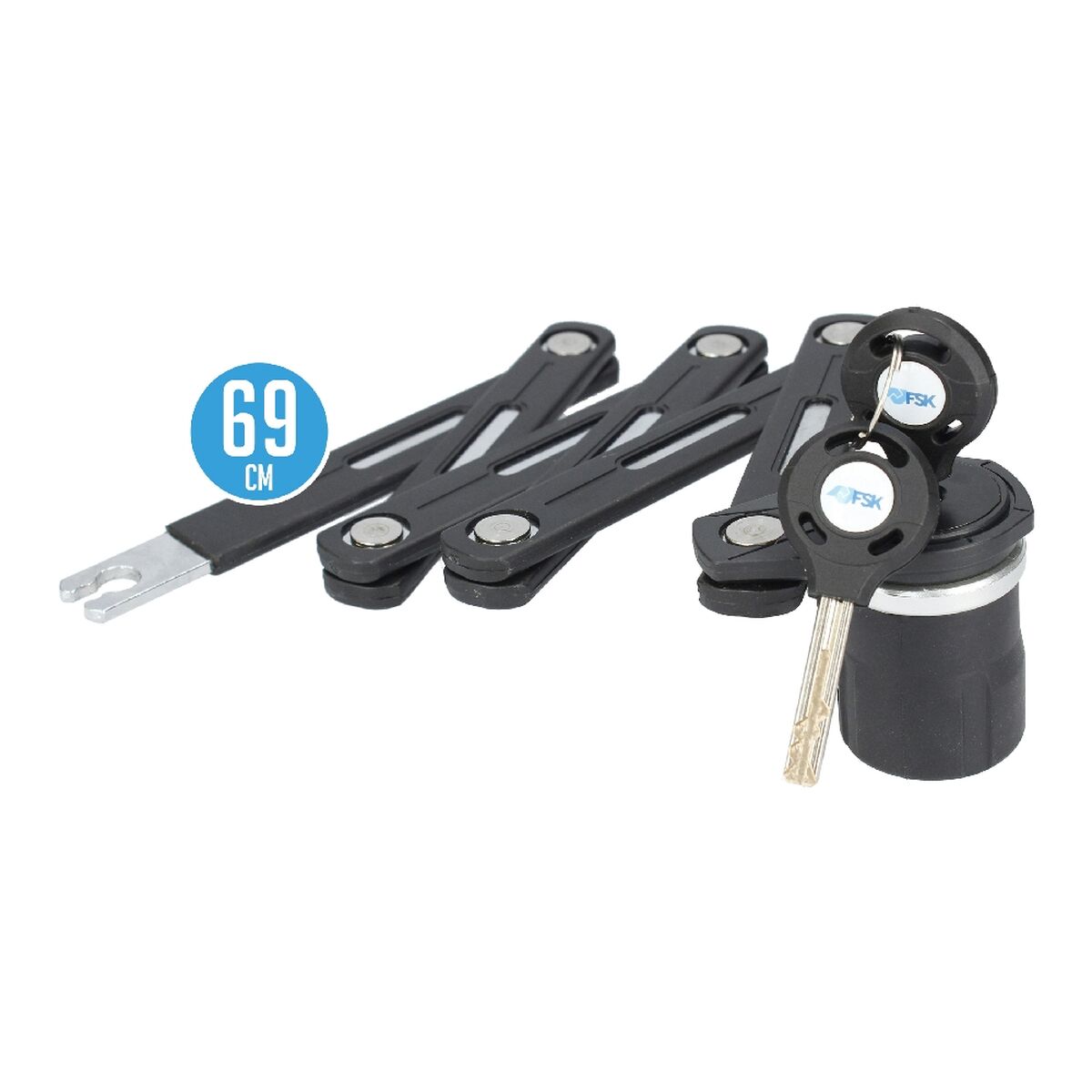 Kabel med hänglås Ferrestock - 15
