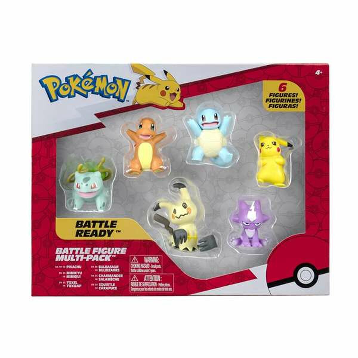 Sats med figurer Pokémon Battle Ready 5 cm - 5