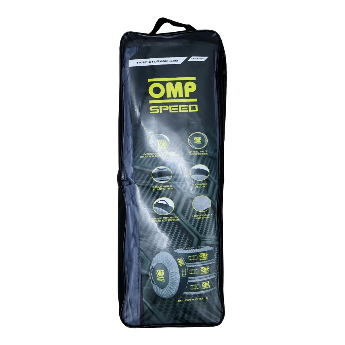 Tyre cover set OMP Speed (4 antal) (32 cm) - 8