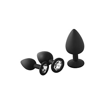 Analplugg Dream Toys Fantasstic Svart 3 Delar