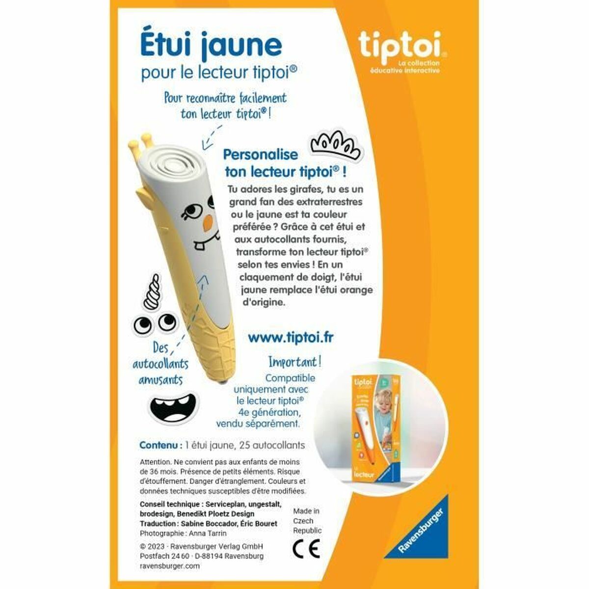 Utbildningsspel Ravensburger tiptoi® Etui jaune-4005556001842 (FR) - 3