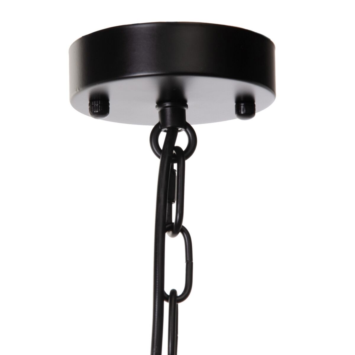 Taklampa Vit Svart Järn 40 W 220 V 65 x 65 x 49,5 cm - 2