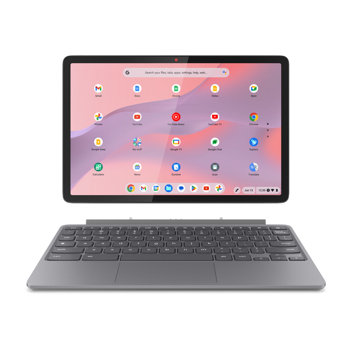 Bärbar dator Lenovo Chromebook Duet 10,95" Kompanio 838 8 GB RAM 128 GB SSD Qwerty Spanska