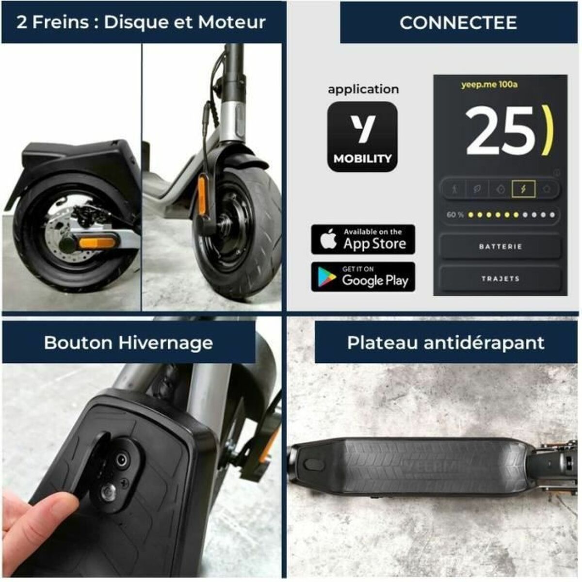 Elscooter Yeep.me 100A - 6