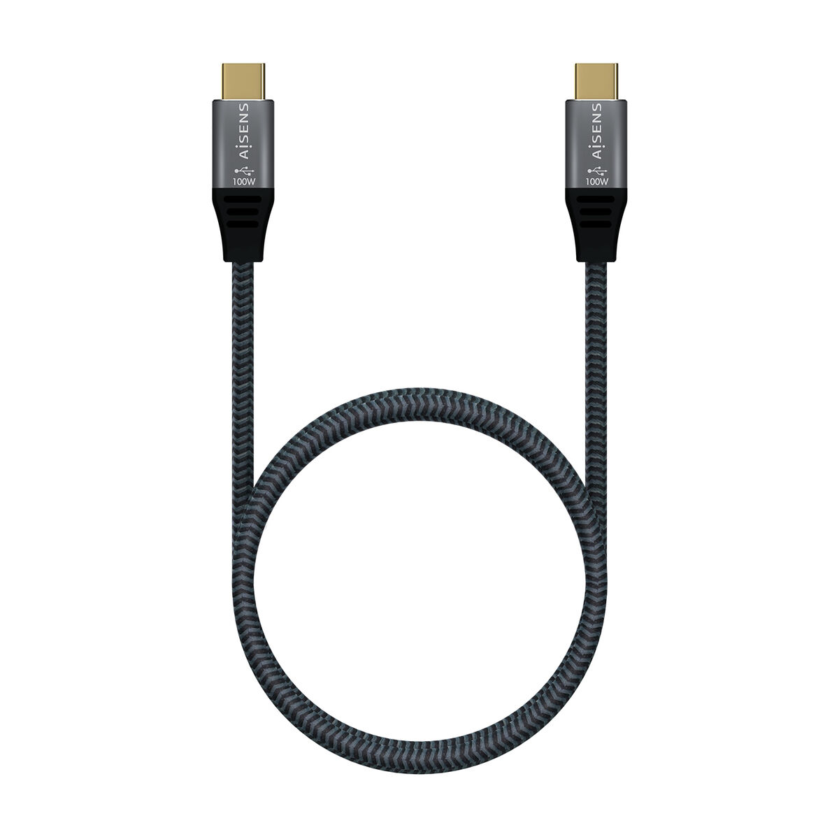 USB-C till USB-C Kabel Aisens A107-0634 Grå 2 m - 3