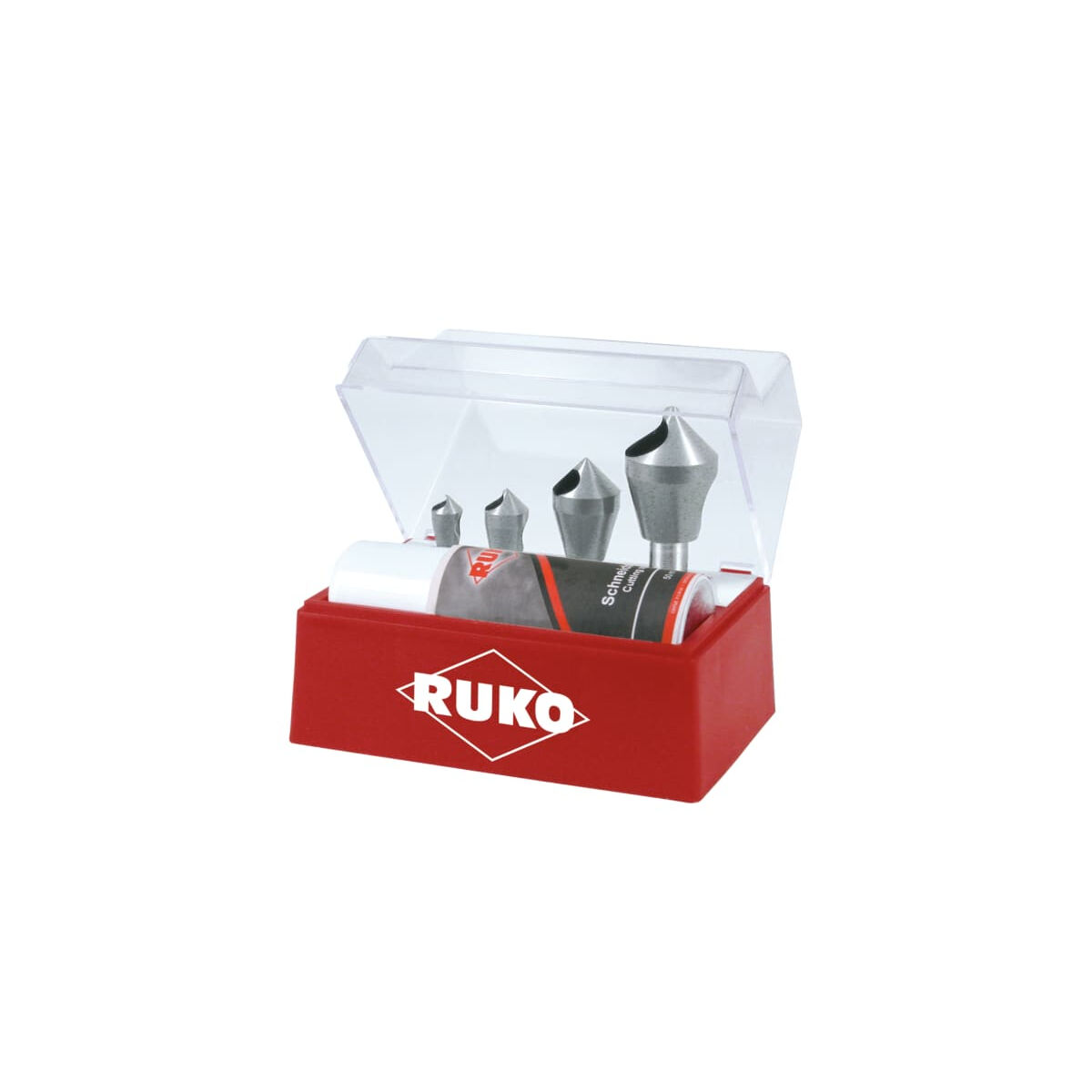 Sats med försänkare (Försänkare) RUKO 102310E Höghastighetsstål (HSS) 4 Delar - 2