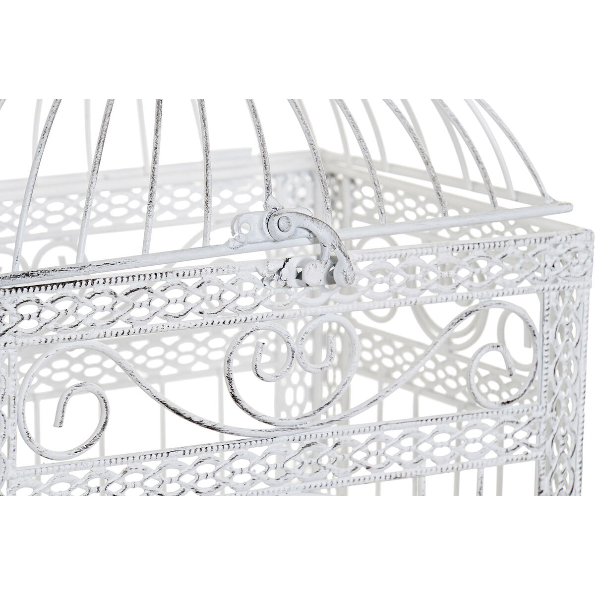 Bur DKD Home Decor Vit Metall 28 x 20 x 54 cm - 2