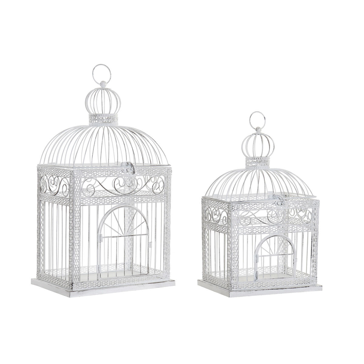 Bur DKD Home Decor Vit Metall 28 x 20 x 54 cm - 7